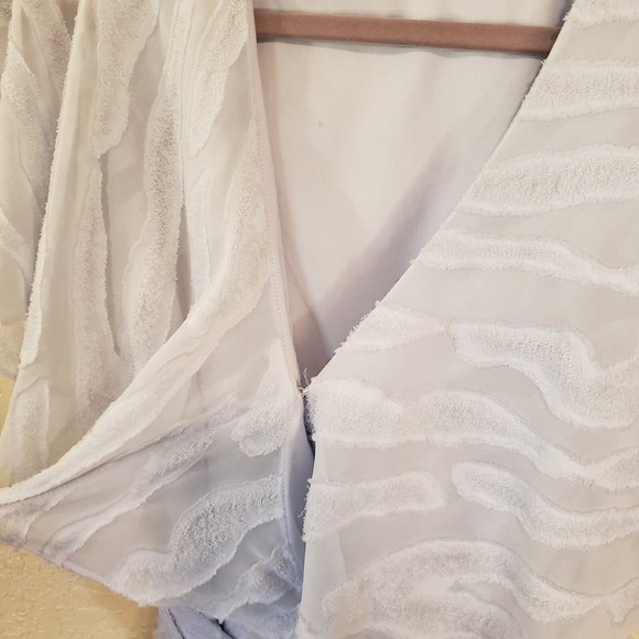 Guess By Marciano Frayed Romper, Size S, Blue - Picture 8 of 16